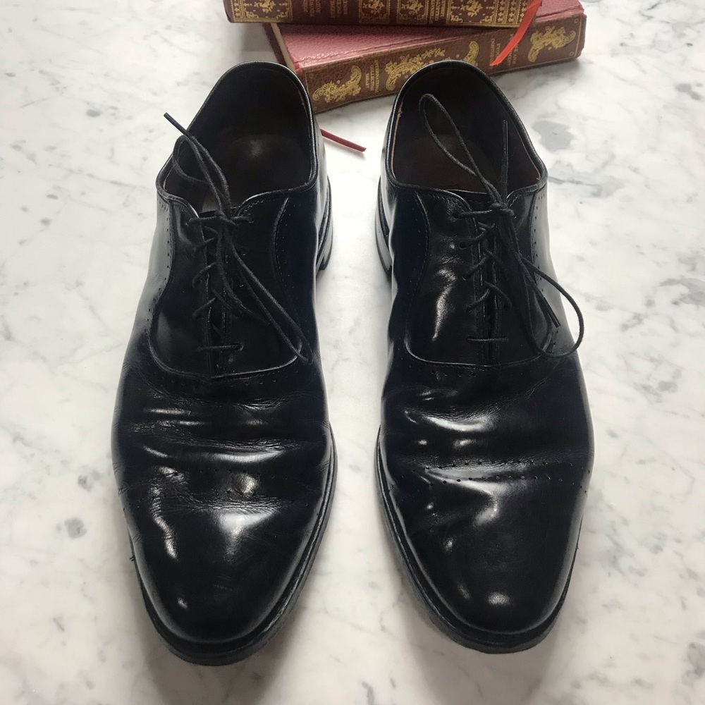 Allen Edmonds Plain-Toe Vernon Dress Oxfords Shoes
